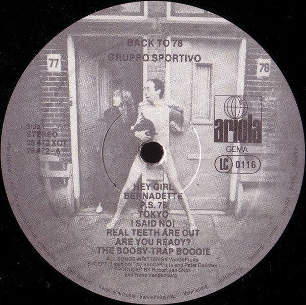 Gruppo Sportivo : Back To 78 (LP, Album)