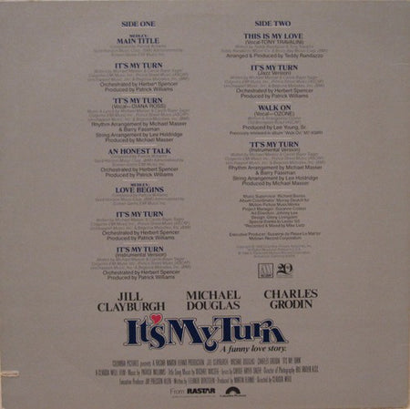 Various : Music From The Original Motion Picture Soundtrack "It's My Turn" (LP, Album)