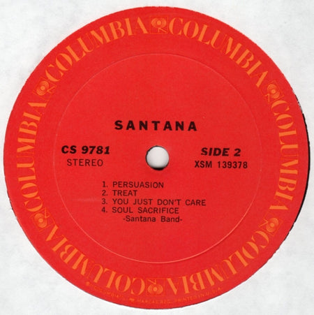 Santana : Santana (LP, Album, RE)