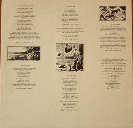 Big Country : The Crossing (LP, Album)