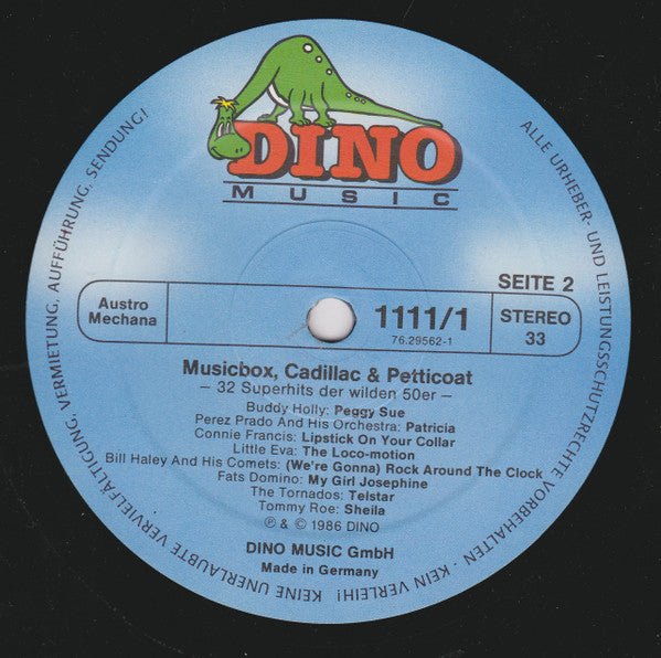 Various : Musicbox, Cadillac & Petticoat (2xLP, Comp)
