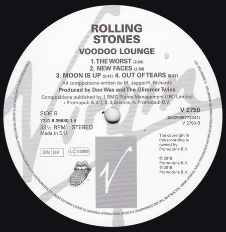 The Rolling Stones : Voodoo Lounge (2xLP, Album, RE, RM, 180)