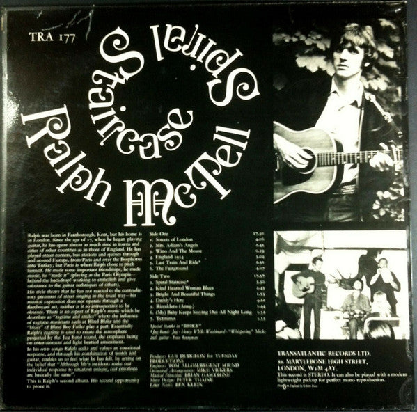 Ralph McTell : Spiral Staircase (LP, Album, RE)