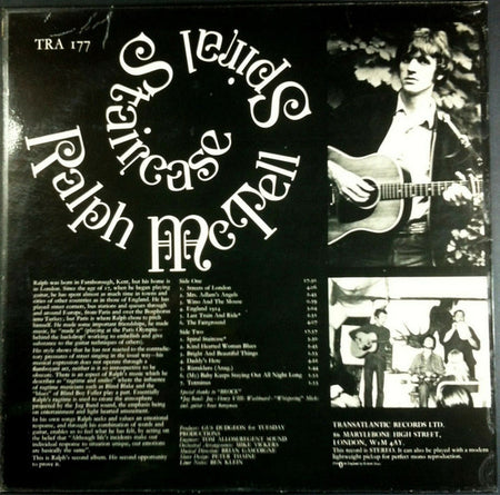 Ralph McTell : Spiral Staircase (LP, Album, RE)
