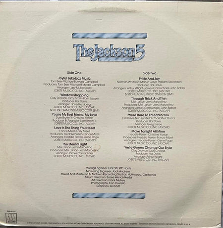 The Jackson 5 : Joyful Jukebox Music (LP, Album, Mon)