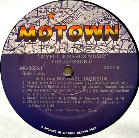 The Jackson 5 : Joyful Jukebox Music (LP, Album, Mon)