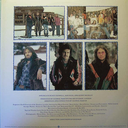 America (2) : Hideaway (LP, Album, Gol)