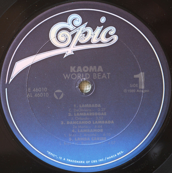 Kaoma : Worldbeat (LP, Album, RP)
