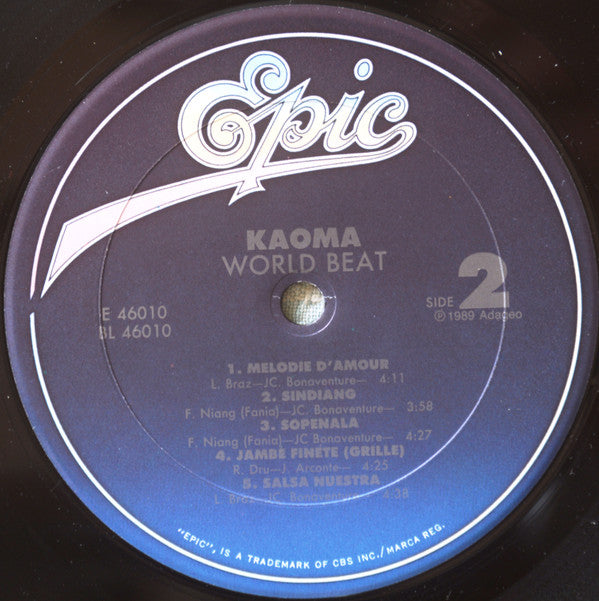 Kaoma : Worldbeat (LP, Album, RP)
