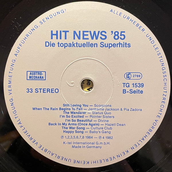Various : Hit-News 85 (LP, Comp)