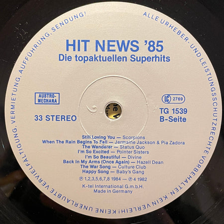 Various : Hit-News 85 (LP, Comp)