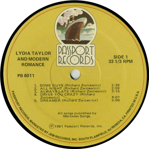 The Lydia Taylor Band : The Lydia Taylor Band (LP, Album)