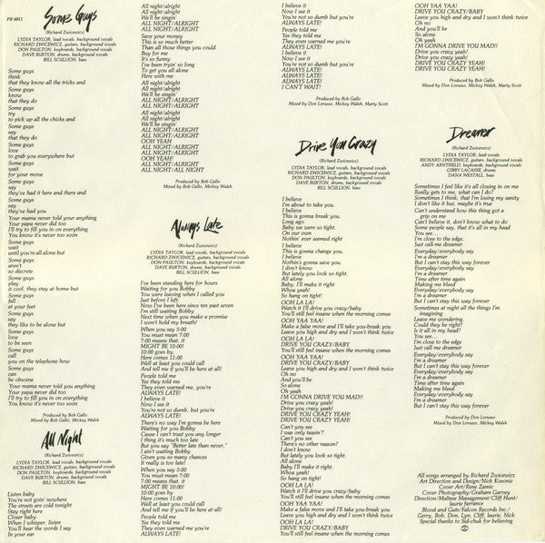 The Lydia Taylor Band : The Lydia Taylor Band (LP, Album)