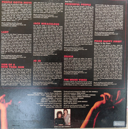 Gino Vannelli : Powerful People (LP, Album, Promo, Ter)