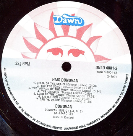 Donovan : HMS Donovan (2xLP, Album, Thi)