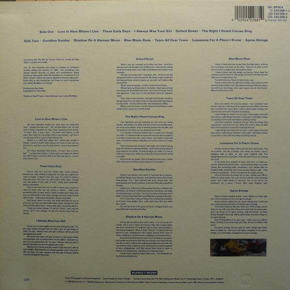 Everything But The Girl : Idlewild (LP, Album)