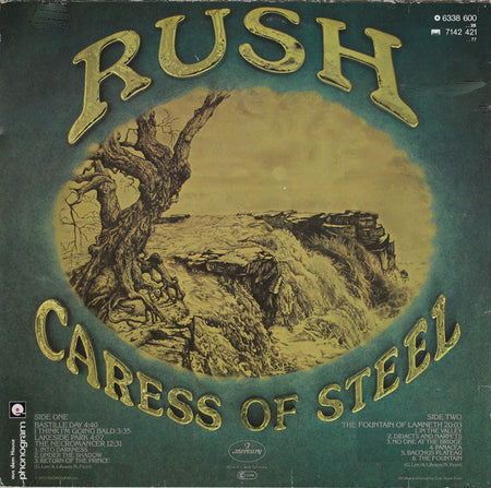 Rush : Caress Of Steel (LP, Album, RE, Inj)