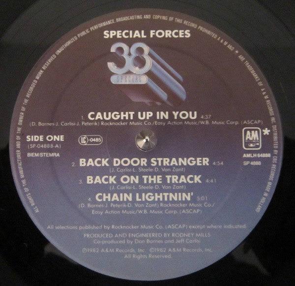 38 Special (2) : Special Forces (LP, Album)