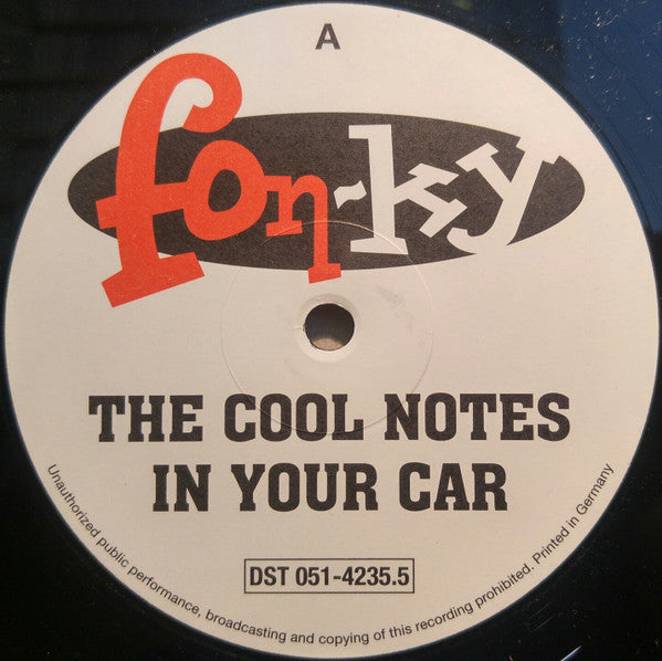 The Cool Notes : In Your Car (12")