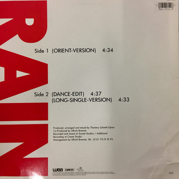 Amir (19) : Rain (12")