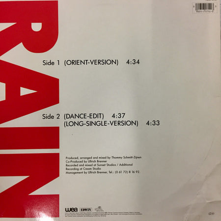 Amir (19) : Rain (12")