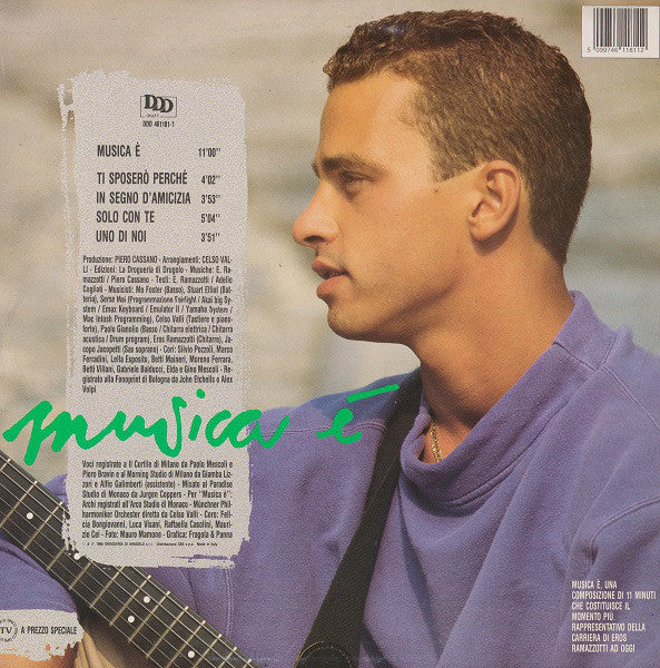 Eros Ramazzotti : Musica È (LP, Album)