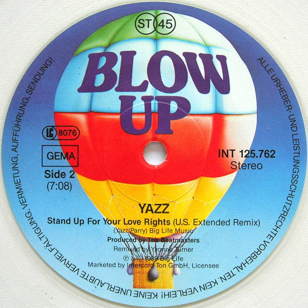 Yazz : Where Has All The Love Gone? (12", Maxi, Cle)