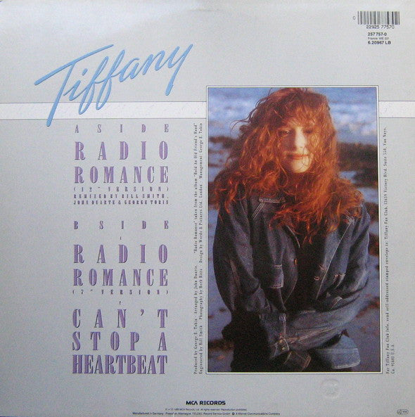 Tiffany : Radio Romance (Dance Mix) (12", Maxi)