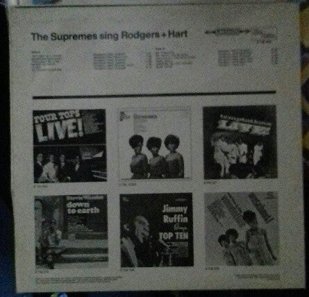 The Supremes : The Supremes Sing Rodgers & Hart (LP, Album)