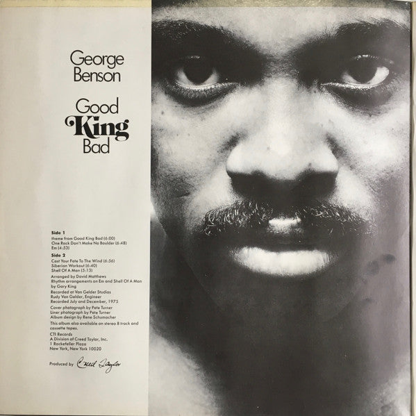 George Benson : Good King Bad (LP, Album, RP, Gat)