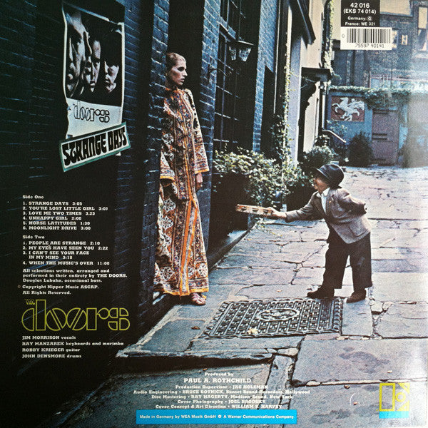 The Doors : Strange Days (LP, Album, RE)