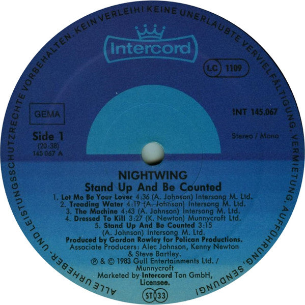 Nightwing : Stand Up And Be Counted (LP, Album)