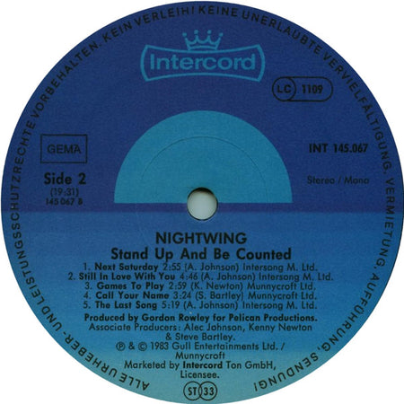 Nightwing : Stand Up And Be Counted (LP, Album)