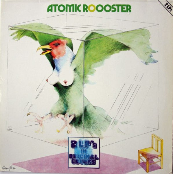Atomic Rooster : Atomic Rooster & Death Walks Behind You (2xLP, Album, Comp)