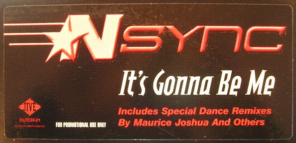 *NSYNC : It's Gonna Be Me (12", Promo)