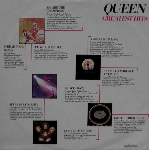 Queen : Greatest Hits (LP, Comp, Club, RE)