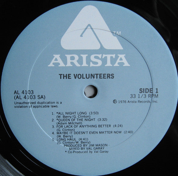 Volunteers (2) : Volunteers (LP, Album)