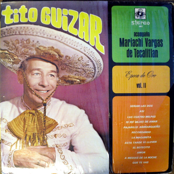 Tito Guizar Con El Mariachi Vargas de Tecalitlán : Epoca De Oro (Vol. 2) (LP, Comp)