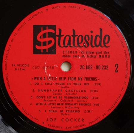 Joe Cocker : With A Little Help From My Friends (LP, Album)
