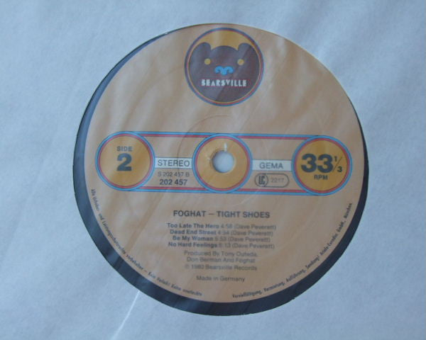 Foghat : Tight Shoes (LP, Album)