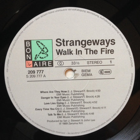 Strangeways (2) : Walk In The Fire (LP, Album)