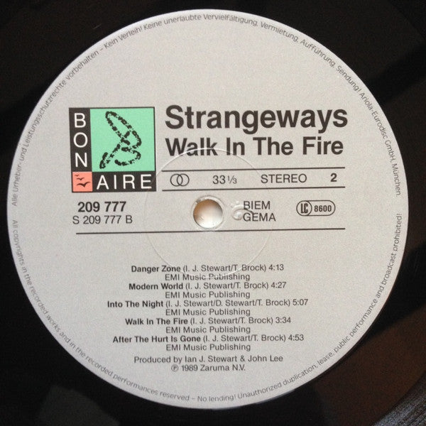 Strangeways (2) : Walk In The Fire (LP, Album)