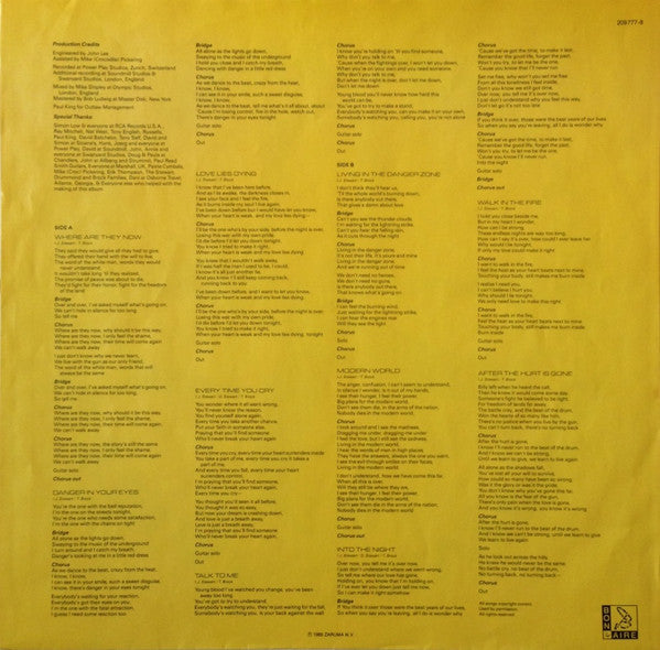 Strangeways (2) : Walk In The Fire (LP, Album)
