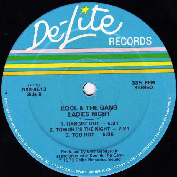 Kool & The Gang : Ladies' Night (LP, Album, 53 )