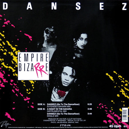 Empire Bizarre : Dansez (12", Maxi)