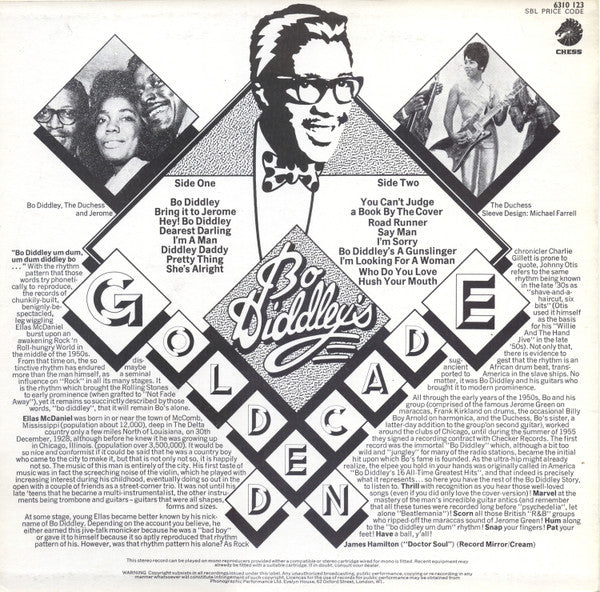 Bo Diddley : Bo Diddley's Golden Decade (LP, Comp)