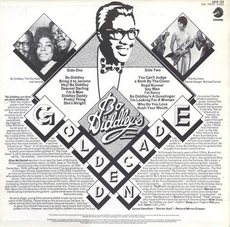 Bo Diddley : Bo Diddley's Golden Decade (LP, Comp)