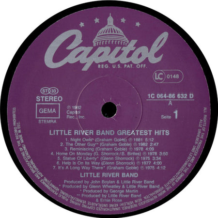 Little River Band : Greatest Hits (LP, Comp)