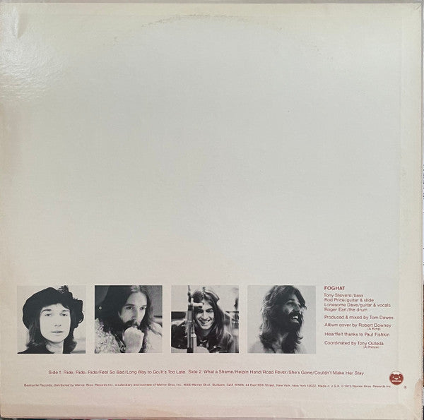 Foghat : Foghat (LP, Album, Pit)