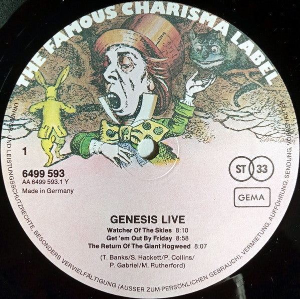 Genesis : Live (LP, Album, RP)